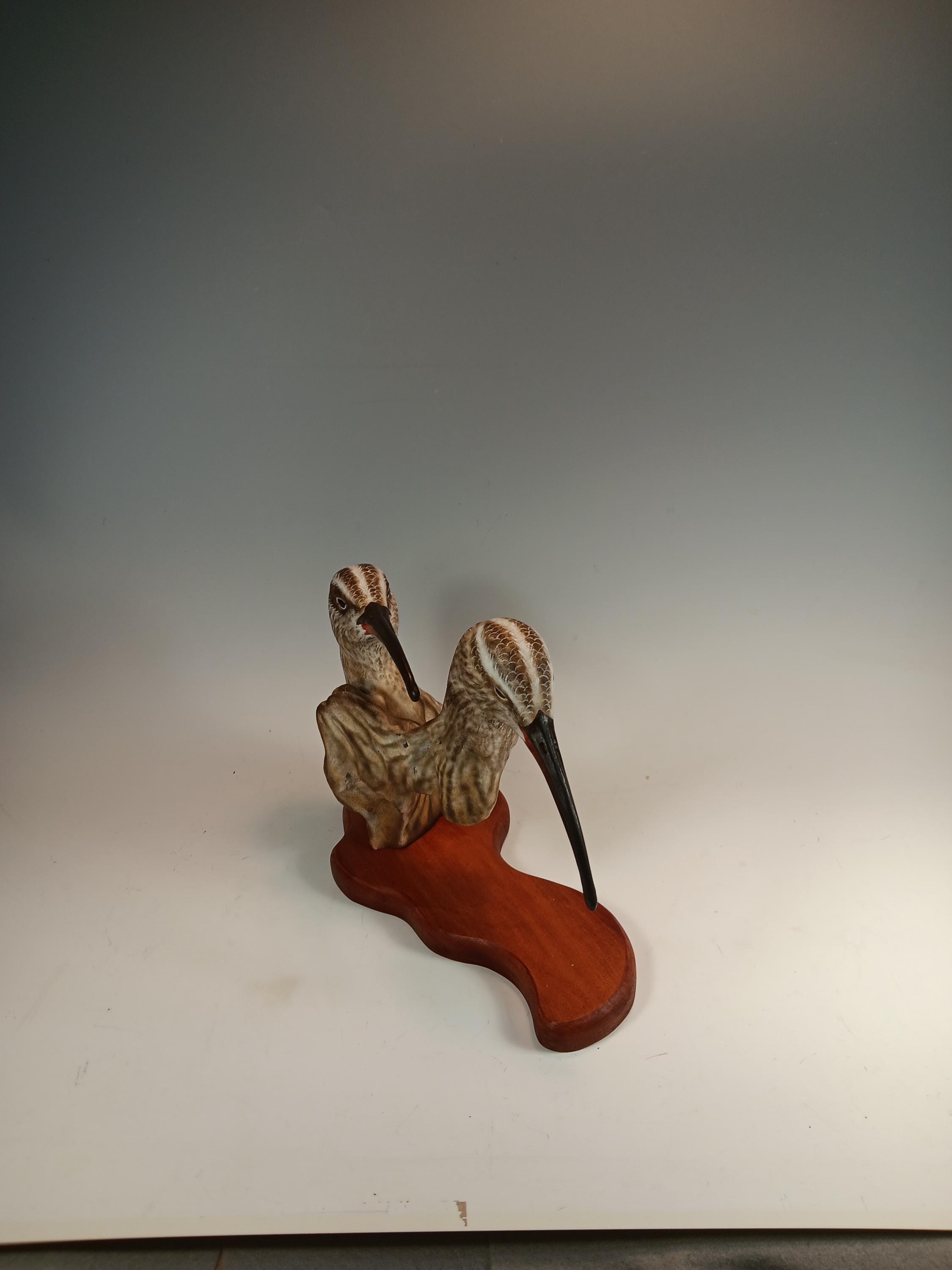 Two-Headed Whimbrel Bust — view 2